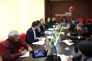 #В МФЦ Дагестана прошла совместная пресс-конференция с ПАО Сбербанк и Министерством экономики РД1