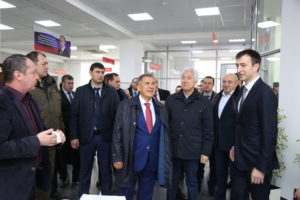 #Президент Татарстана Рустам Минниханов посетил МФЦ  Дагестана5